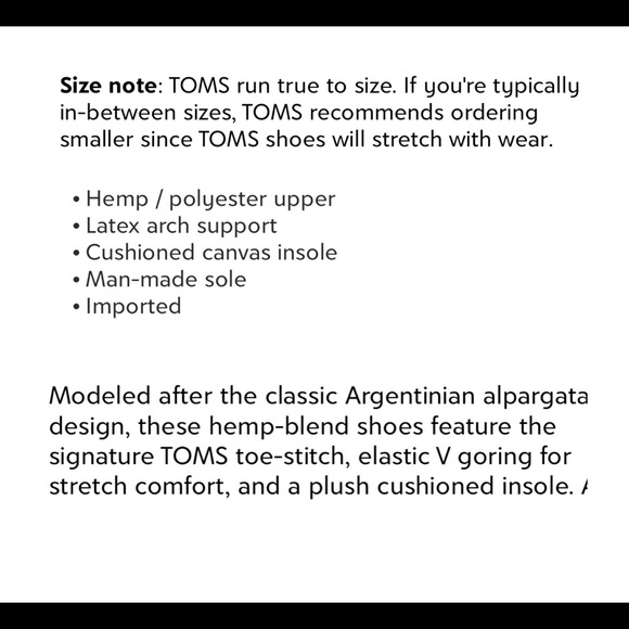 NWT TOMS Bright Pink Earthwise Hemp Classics size 9.5 - Picture 7 of 7